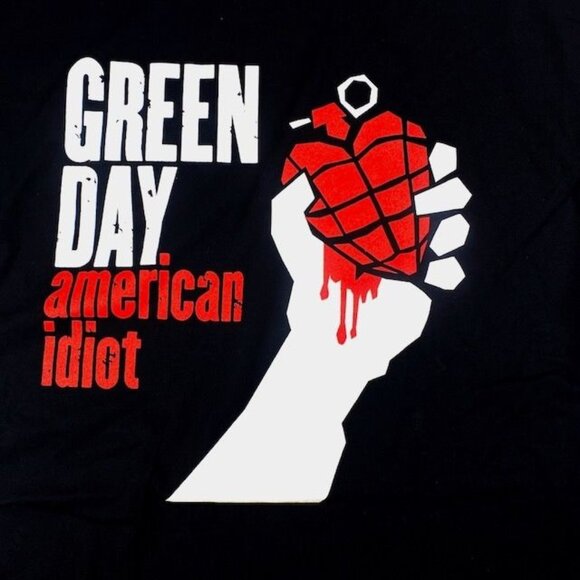 NWOT Green Day American Idiot Album Tee Shirt Black,  Size X Large - Picture 2 of 3